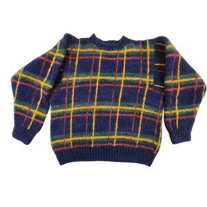Vtg Manos Wool Sweater Unisex S-M 1980s